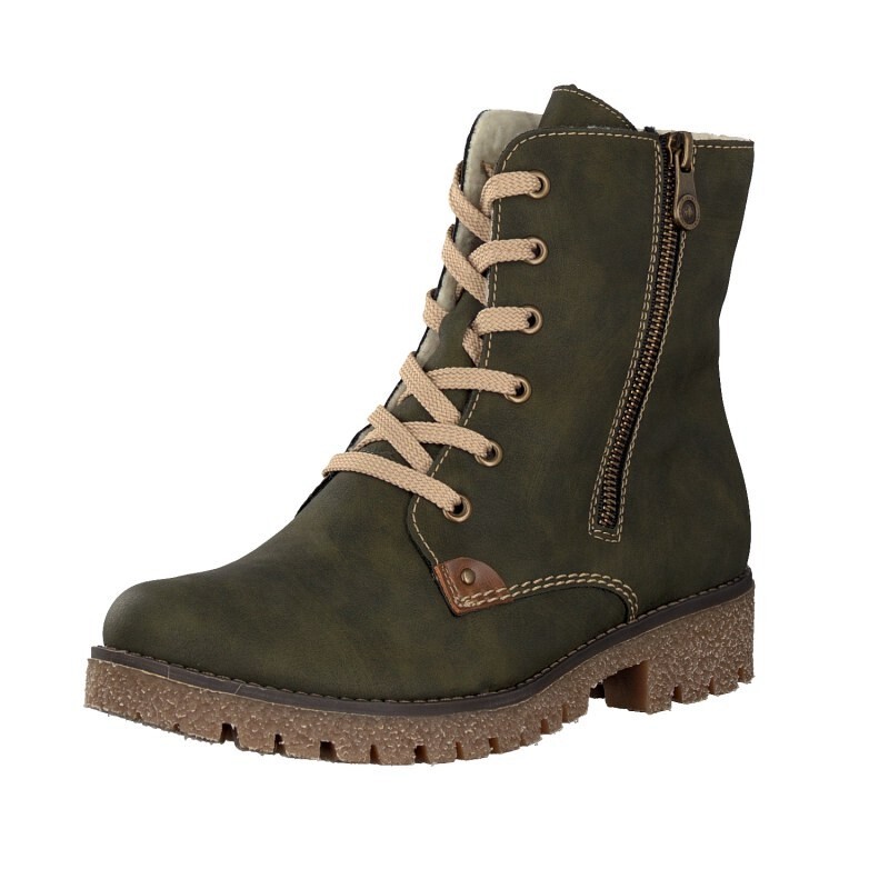 Botas Rieker 79839-54 Para Mulher - Verdes